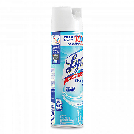 Disinfectant Spray, Crisp Linen Scent, 19 oz Aerosol Spray (79329)