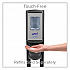 CS6 Hand Sanitizer Floor Stand with Dispenser, 1,200 mL, 13.5 x 5 x 28.5, Graphite/Silver (7416DS)
