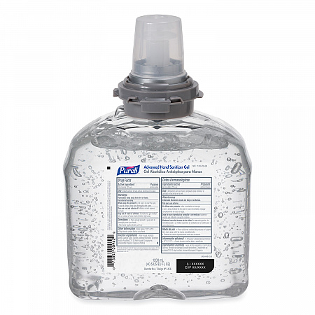 Advanced Hand Sanitizer TFX Refill, Gel, 1,200 mL, Unscented, 4/Carton (545604CT)
