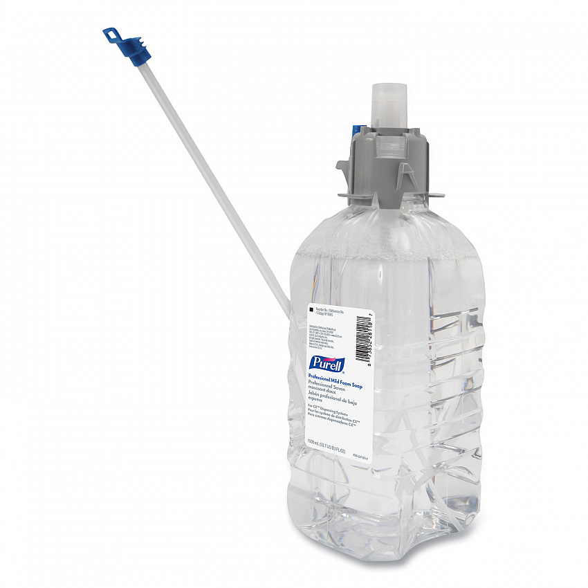 Professional Mild Foam Soap Refill, For CX, CXi, CXT Dispensers, Fragrance-Free, 1,500 mL, 4/Carton (856504)