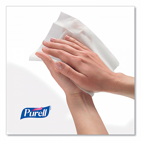 Hand Sanitizing Wipes Alcohol Formula, 6 x 7, Unscented, White, 175/Canister, 6 Canisters/Carton (903106)