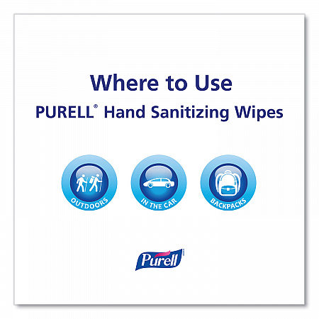Hand Sanitizing Wipes Alcohol Formula, 6 x 7, Unscented, White, 175/Canister, 6 Canisters/Carton (903106)