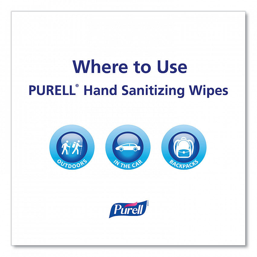 Hand Sanitizing Wipes Alcohol Formula, 6 x 7, Unscented, White, 175/Canister, 6 Canisters/Carton (903106)