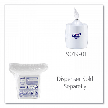 Hand Sanitizing Wipes, 3-Ply, 8.25 x 14.06, Fresh Citrus Scent, White, 1,700 Wipes/Pouch, 2 Pouches/Carton (921702)