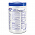 Foodservice Surface Sanitizing Wipes, 1-Ply, 10 x 7, Fragrance-Free, White, 110/Canister, 6 Canisters/Carton (934106CT)