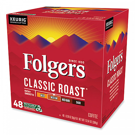 Gourmet Selections Classic Roast Coffee K-Cups, 48/Box (5000363378)
