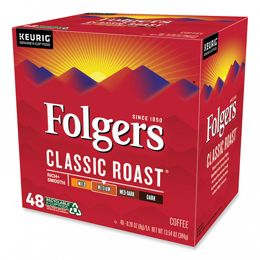Gourmet Selections Classic Roast Coffee K-Cups, 48/Box (5000363378)