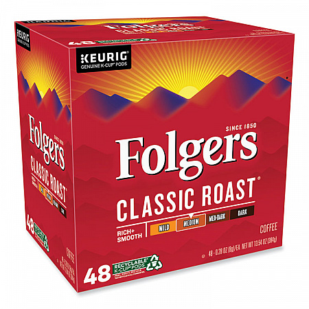 Gourmet Selections Classic Roast Coffee K-Cups, 48/Box (5000363378)
