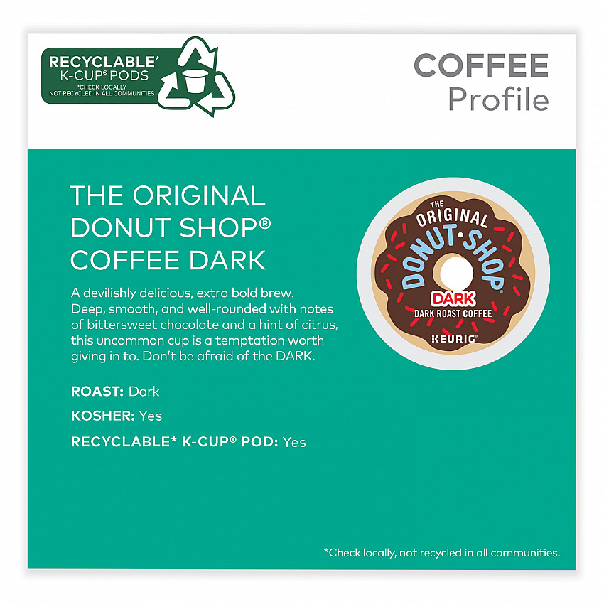 DARK K-Cups, Regular Extra Bold, 48/Box (5000355634)