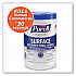 Healthcare Surface Disinfecting Wipes, 1-Ply, 7 x 10, Unscented, White, 110 Wipes/Canister, 6 Canisters/Carton (934006)