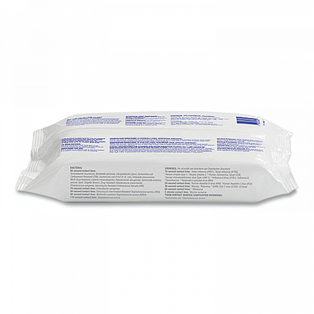 Healthcare Surface Disinfecting Wipes, 1-Ply, 7 x 10, Unscented, White, 72/Pack (937012)
