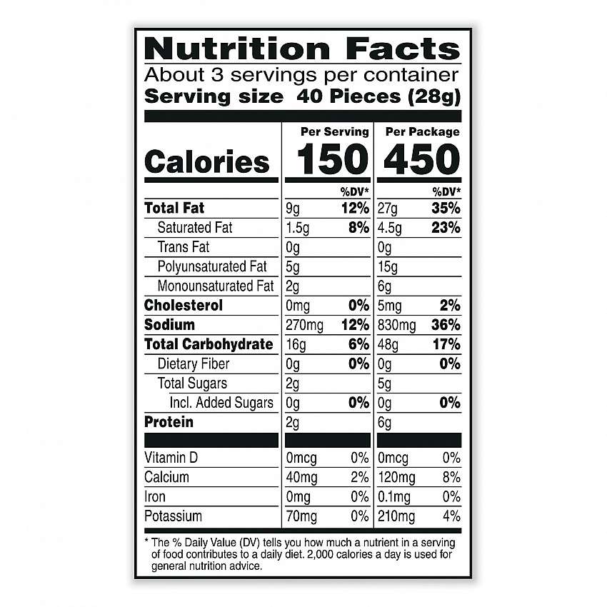 Puff'd Crackers, White Cheddar, 3 oz Bag, 6/Carton (00024)