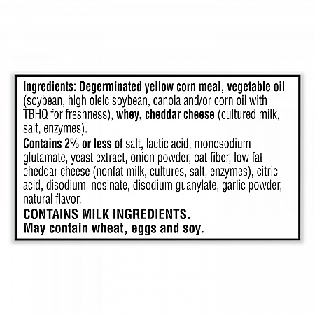 Puff'd Crackers, White Cheddar, 3 oz Bag, 6/Carton (00024)