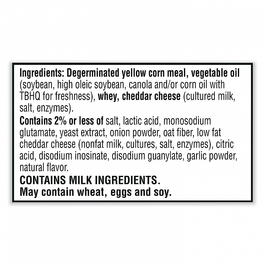 Puff'd Crackers, White Cheddar, 3 oz Bag, 6/Carton (00024)