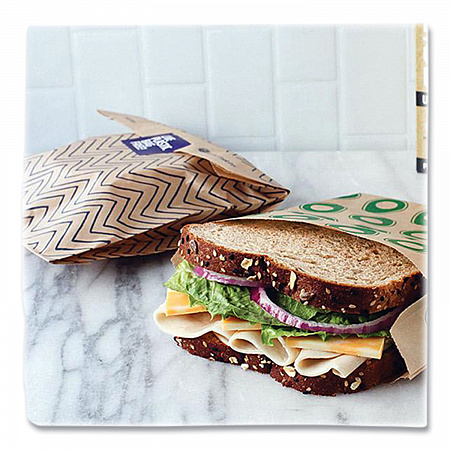 XL Sandwich Bag with Resealable Stickers, 7.1