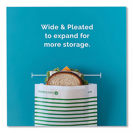 Paper Sandwich Bag, XL Sandwich, 7.1