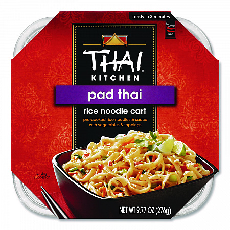 Thai Kitchen Pad Thai Rice Noodle Cart, 9.77 oz Individually Wrapped, 6/Carton (THA01026)