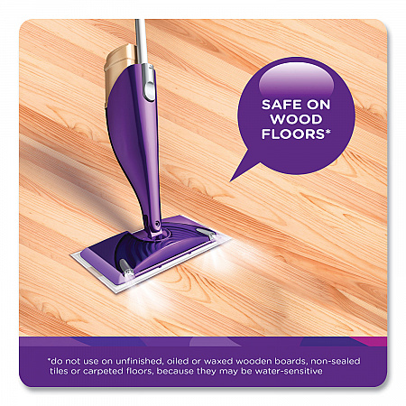 WetJet System Wood Mopping Pad, 5.4 x 11.3, White, 20/Pack (76563)