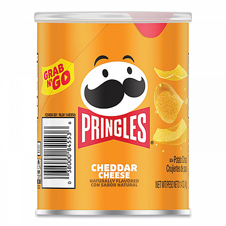 Grab and Go Cheddar Cheese Crisps, 1.4 oz Can, 12 Carton (84556)