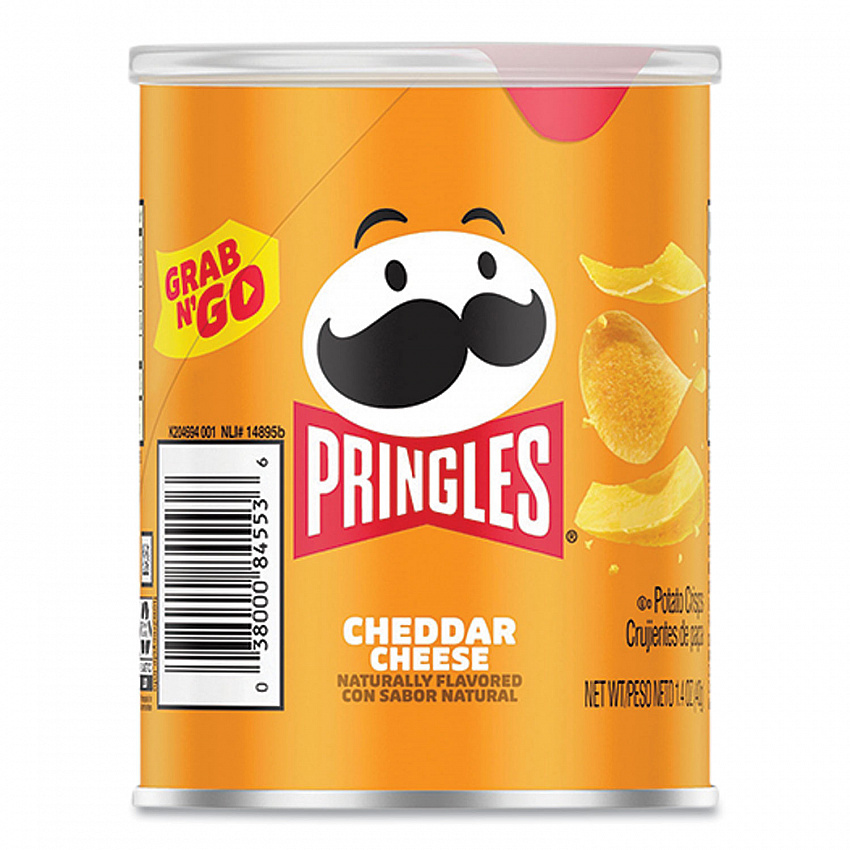 Grab and Go Cheddar Cheese Crisps, 1.4 oz Can, 12 Carton (84556)