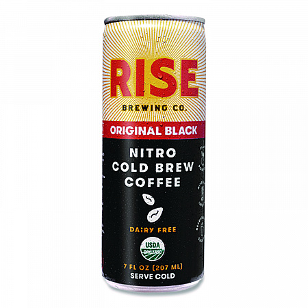 Nitro Cold Brew Latte, Original Black, 7 oz Can, 12/Carton (00043)