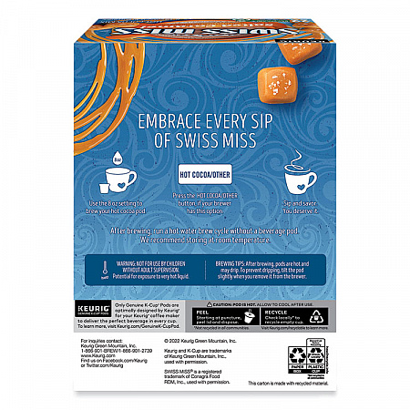 Salted Caramel Hot Cocoa K-Cups, 22/Box (5000369264)