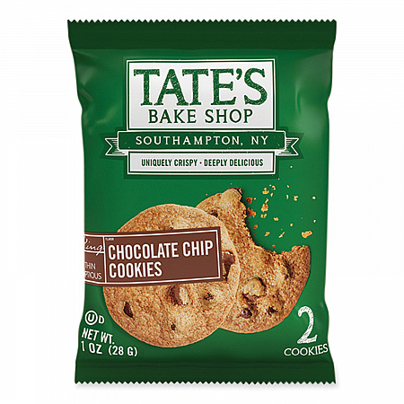 Chocolate Chip Cookies Snack Packs, 1 oz Pack, 2 Cookies/Pack, 8 Packs/Box, 2 Boxes/Carton (07134)
