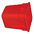 Square Brute Container, 28 gal, Polyethylene, Red, 6/Carton (FG352600RED)