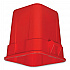 Square Brute Container, 28 gal, Polyethylene, Red, 6/Carton (FG352600RED)