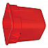 Square Brute Container, 28 gal, Polyethylene, Red, 6/Carton (FG352600RED)