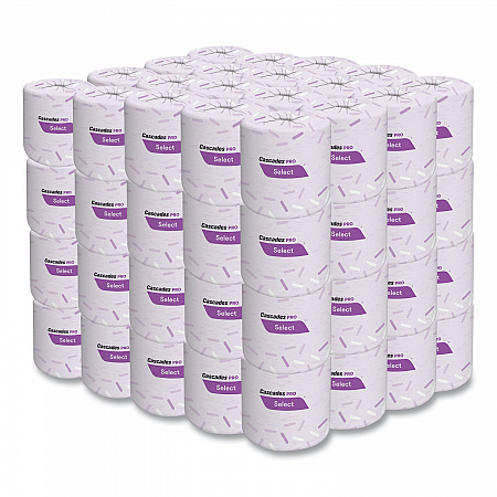 Select Standard Bath Tissue, Septic Safe, 2-Ply, White, 500 Sheets/Roll,  80 Rolls/Carton (B211)