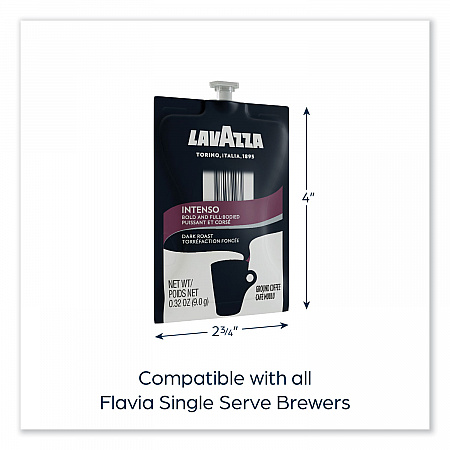 FLAVIA Coffee Freshpacks, Intenso Dark Roast, 85/Carton (MDR00276)