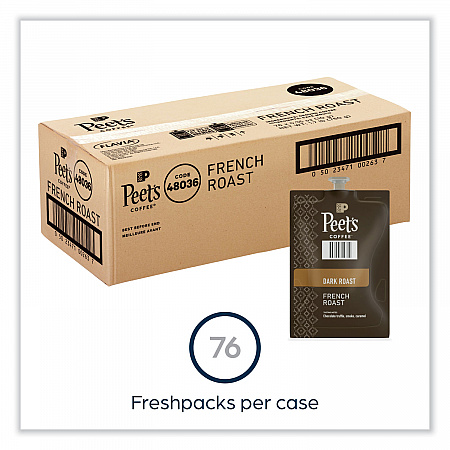 FLAVIA Ground Coffee Freshpacks, French Roast, 76/Carton (LPC00263)