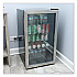 3.4 Cu Ft Beverage Cooler, Stainless Steel/Black (RFBC34)