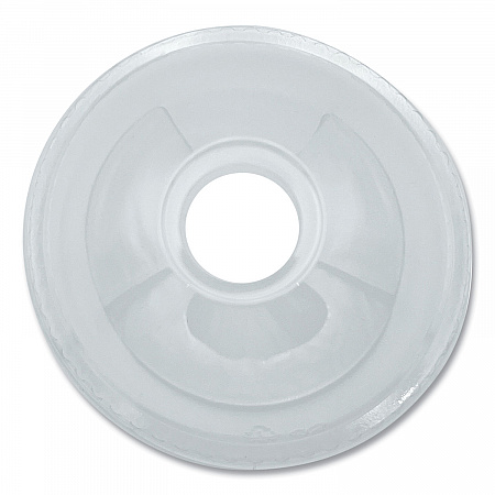PET Cold Cup Dome Lids, Fits 9 oz to 12 oz Cold Cups, Plastic, Clear, 100/Pack (PET912DOMEPK)