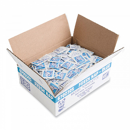 Fresh Nap Moist Towelettes, Individually Wrapped, 7 x 5, Citrus Scent, 1,000/Carton (6700305)