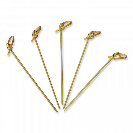Knotted Bamboo Pick, Paper, 4.5