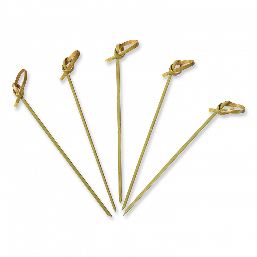 Knotted Bamboo Pick, Paper, 4.5", Natural, 100/Pack, 10 Packs/Carton (R805)