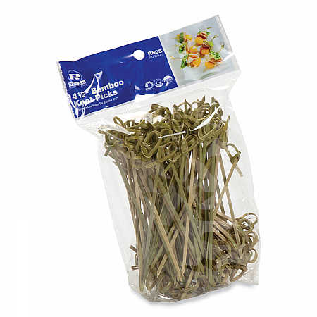 Knotted Bamboo Pick, Paper, 4.5