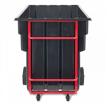 1.5 cu yd BRUTE Rotomolded Tilt Truck, 1,200 lb Capacity, Black (1025BLA)