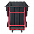 1.5 cu yd BRUTE Rotomolded Tilt Truck, 1,200 lb Capacity, Black (1025BLA)