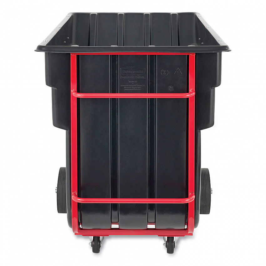 1.5 cu yd BRUTE Rotomolded Tilt Truck, 1,200 lb Capacity, Black (1025BLA)