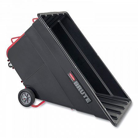 1.5 cu yd BRUTE Rotomolded Tilt Truck, 1,200 lb Capacity, Black (1025BLA)