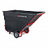 2.5 cu yd BRUTE Rotomolded Tilt Truck, 2,300 lb Capacity, Black (1046BLA)