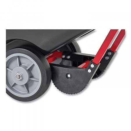0.5 cu yd BRUTE Rotomolded Tilt Truck, 1,400 lb Capacity, Black (1306BLA)