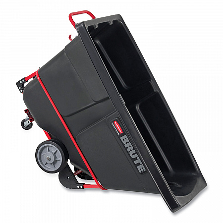 1 cu yd BRUTE Rotomolded Tilt Truck, 1,250 lb Capacity, Black (1315BLA)