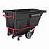 1 cu yd BRUTE Rotomolded Tilt Truck, 2,100 lb Capacity, Black (1316BLA)
