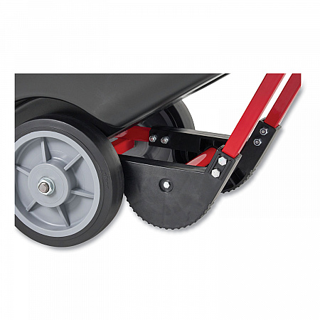 1 cu yd BRUTE Rotomolded Tilt Truck, 2,100 lb Capacity, Black (1316BLA)