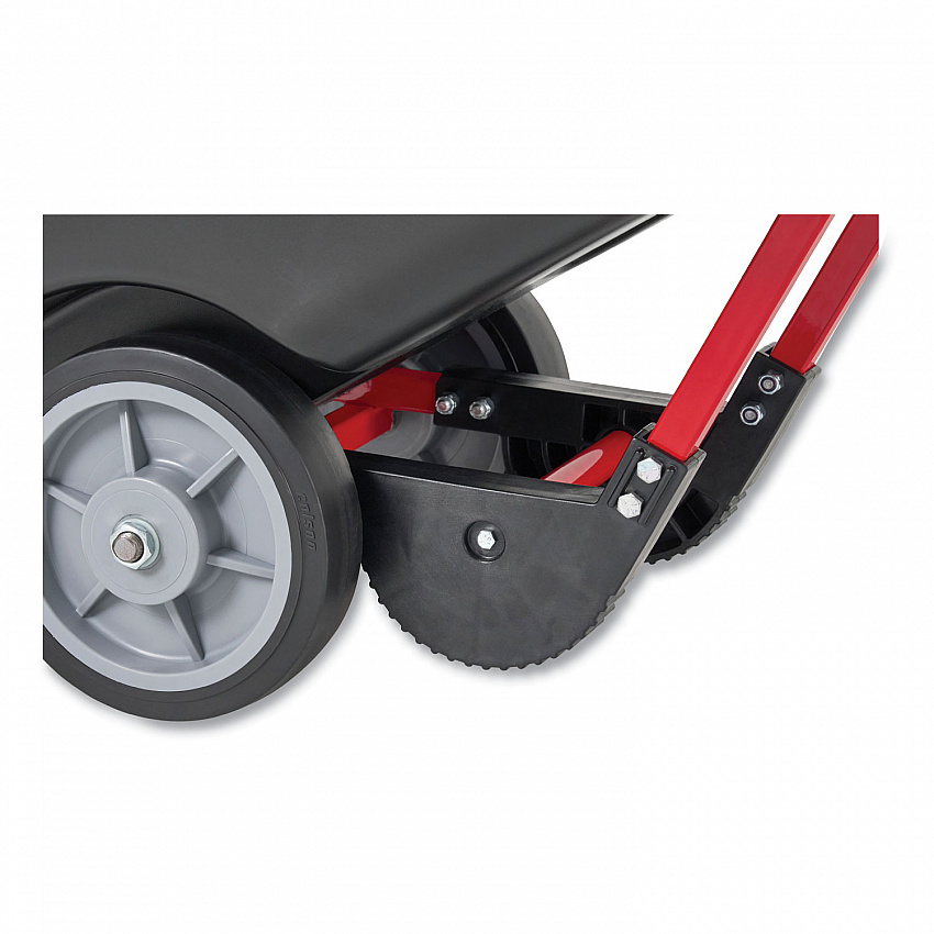 1 cu yd BRUTE Rotomolded Tilt Truck, 2,100 lb Capacity, Black (1316BLA)