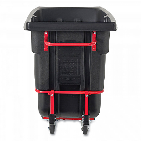 1 cu yd BRUTE Rotomolded Tilt Truck, 2,100 lb Capacity, Black (1316BLA)